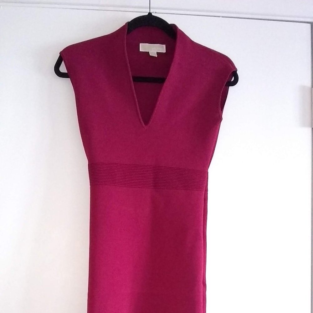 Michael Kors bodycon red dress